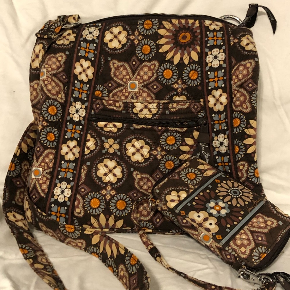 Vera Bradley crossbody bag and wallet